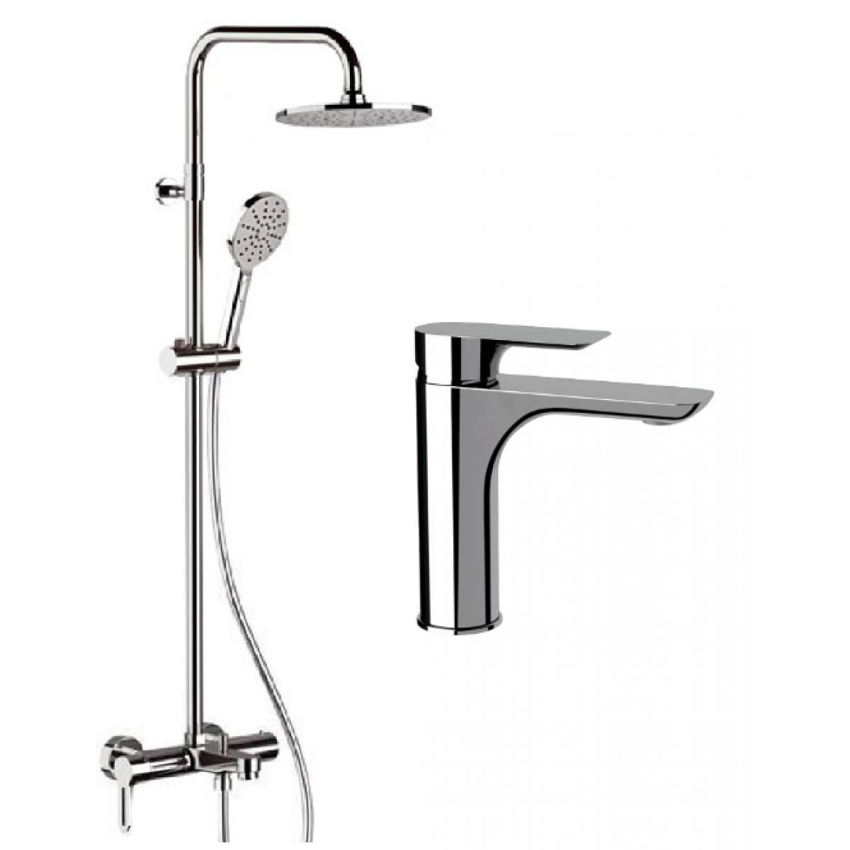 Remer INFINITY I11+W34A8MPEC20 鍍鉻色水龍頭組合